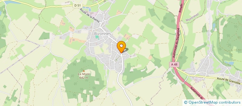 localisation de l'entreprise MONSIEUR MARTIAL SYLVAIN  BIZONNES