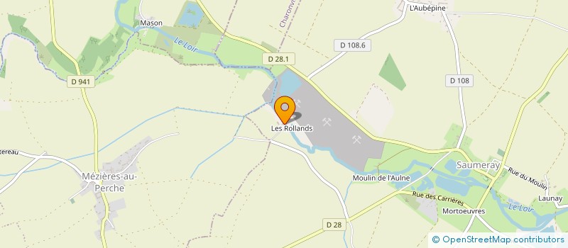 localisation de l'entreprise MONSIEUR MARTIAL TETAULT à SAUMERAY