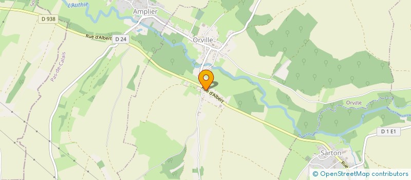 localisation de l'entreprise MONSIEUR MARTIAL THELLIER  ORVILLE