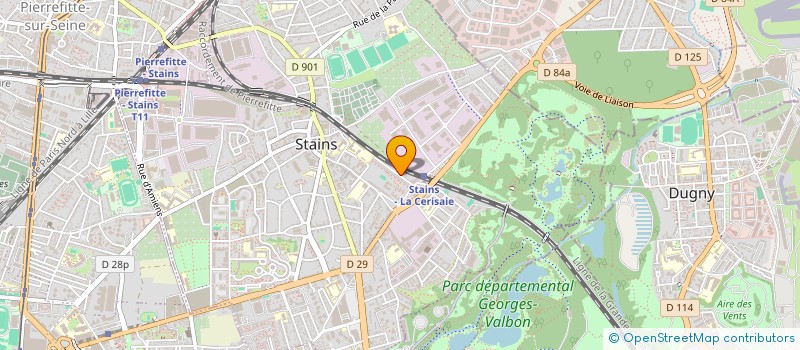 localisation de l'entreprise MONSIEUR MARTIAL TINKO OUANSSI à STAINS