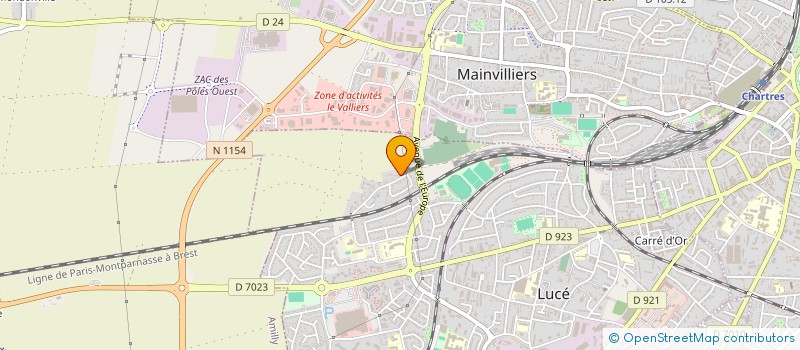 localisation de l'entreprise MONSIEUR MARTIAL TORIGNY à LUCE