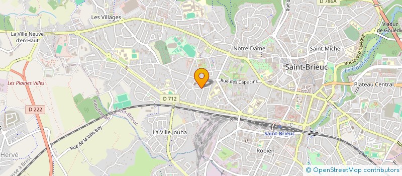 localisation de l'entreprise MONSIEUR MARTIAL TREFINE à SAINT-BRIEUC