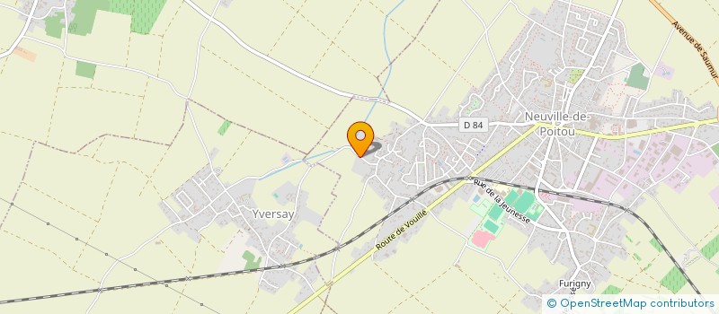 localisation de l'entreprise MONSIEUR MARTIAL TRIFFAULT  NEUVILLE-DE-POITOU