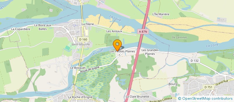 localisation de l'entreprise MONSIEUR MARTIAL TROCHU à LES PONTS DE CE