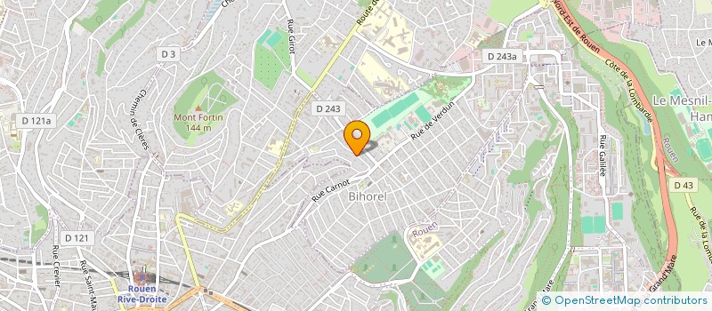 localisation de l'entreprise MONSIEUR MARTIAL VALLEE  BIHOREL