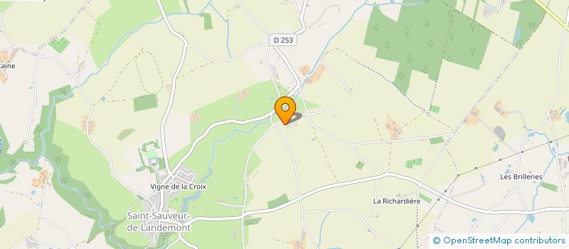 localisation de l'entreprise MONSIEUR MARTIAL VIAU  OREE-D'ANJOU