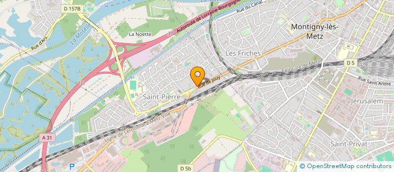 localisation de l'entreprise MONSIEUR MARTIAL VOYER  MOULINS-LES-METZ