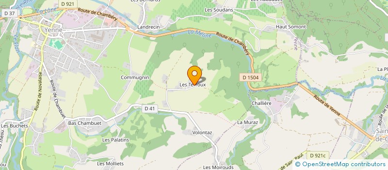 localisation de l'entreprise MONSIEUR MARTIAL VUILLEMIN  YENNE