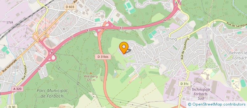 localisation de l'entreprise MONSIEUR MARTIAL WEISHAR  TING