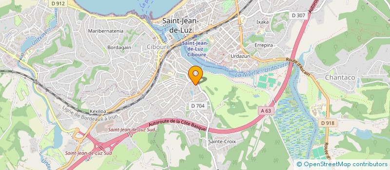 localisation de l'entreprise MONSIEUR MARTIN ACHUCARRO IGUINITZ  CIBOURE