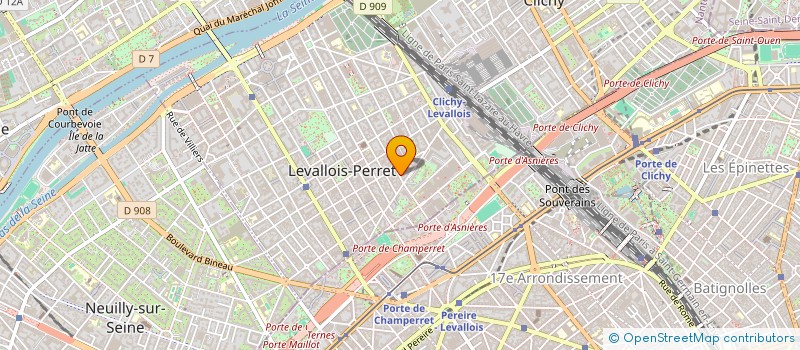 localisation de l'entreprise MONSIEUR MARTIN ALAIN LEO QUINIOU à LEVALLOIS-PERRET