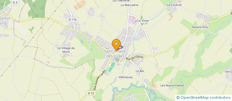 localisation de l'entreprise MONSIEUR MARTIN ANSTEE à SAINT-HILAIRE-DES-LOGES