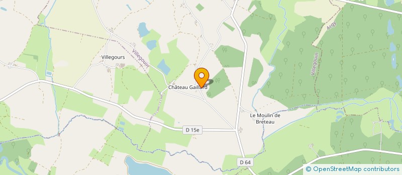 localisation de l'entreprise MONSIEUR MARTIN ARDELET à VILLEGOUIN