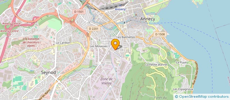 localisation de l'entreprise MONSIEUR MARTIN ARROUA VIGNON à ANNECY