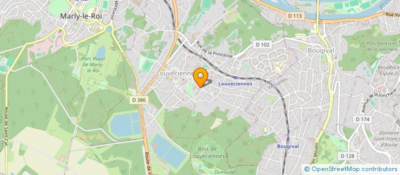 localisation de l'entreprise MONSIEUR MARTIN AUMONIER à LOUVECIENNES