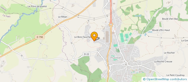 localisation de l'entreprise MONSIEUR MARTIN BABILOTTE  PLAINTEL