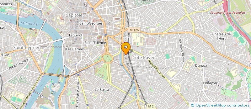 localisation de l'entreprise MONSIEUR MARTIN BAGOT  TOULOUSE