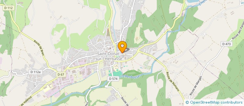 localisation de l'entreprise MONSIEUR MARTIN BAILLIEZ  SAINT-DONAT-SUR-L'HERBASSE