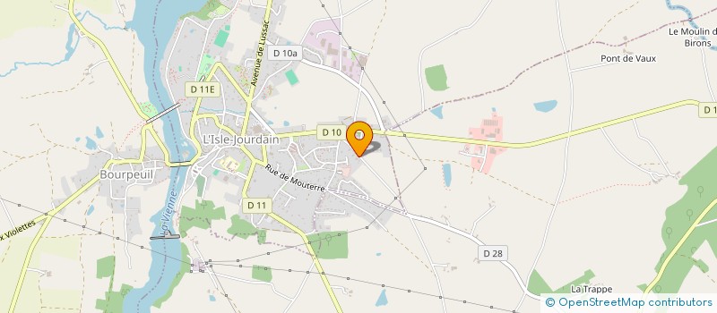 localisation de l'entreprise MONSIEUR MARTIN BALL  L'ISLE-JOURDAIN