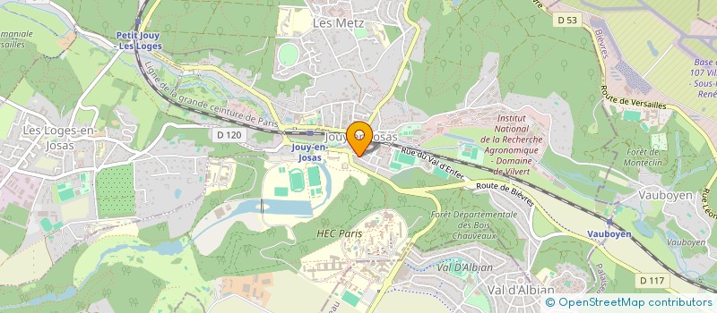 localisation de l'entreprise MONSIEUR MARTIN BARGY  JOUY EN JOSAS