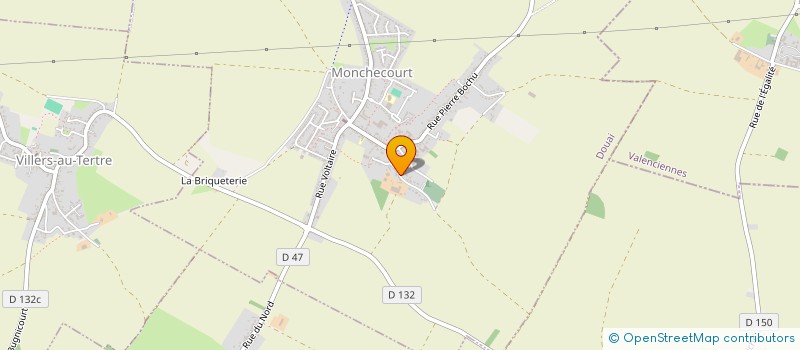 localisation de l'entreprise MONSIEUR MARTIN BARLET à MONCHECOURT