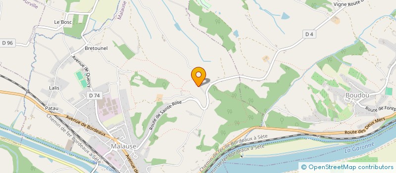 localisation de l'entreprise MONSIEUR MARTIN BARNAUD  MONTESQUIEU