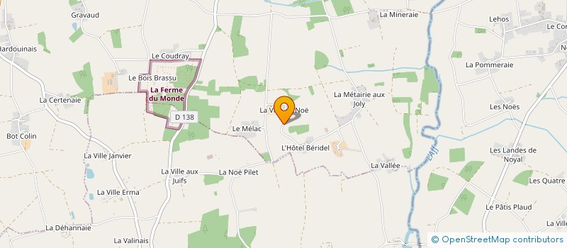 localisation de l'entreprise MONSIEUR MARTIN BEAUMONT à CARENTOIR