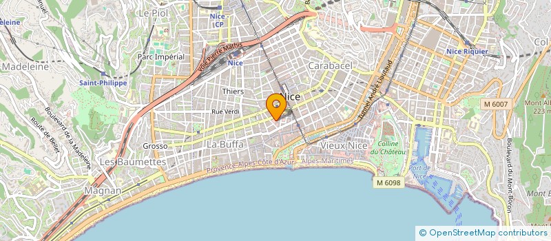 localisation de l'entreprise MONSIEUR MARTIN BENSAHEL  NICE