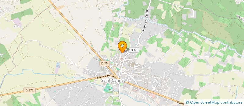 localisation de l'entreprise MONSIEUR MARTIN BERAND  SAINT-CANNAT