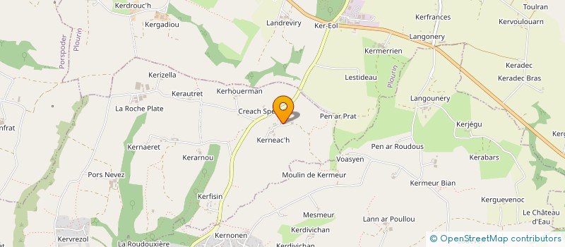 localisation de l'entreprise MONSIEUR MARTIN BERIAUX  LANILDUT