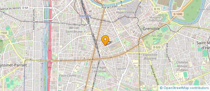 localisation de l'entreprise MONSIEUR MARTIN BERTHET à GRENOBLE