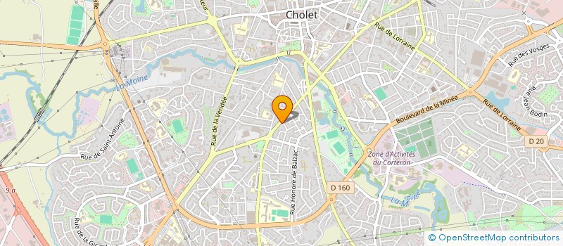 localisation de l'entreprise MONSIEUR MARTIN BERTHOU à CHOLET