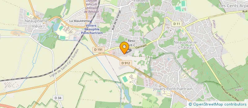 localisation de l'entreprise MONSIEUR MARTIN BIDARD  VILLIERS-SAINT-FREDERIC