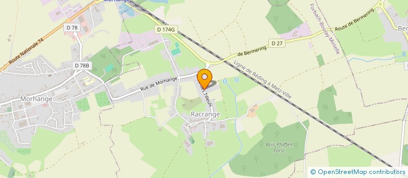 localisation de l'entreprise MONSIEUR MARTIN BLESCH  STIRING-WENDEL