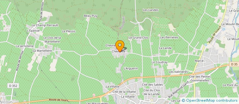 localisation de l'entreprise MONSIEUR MARTIN BLIRANDO  BOURGUEIL