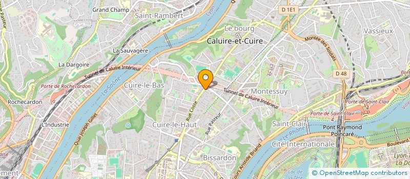 localisation de l'entreprise MONSIEUR MARTIN BOICHARD  CALUIRE-ET-CUIRE