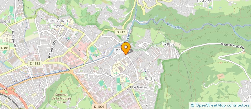 localisation de l'entreprise MONSIEUR MARTIN BOMBLED  SAINT-ALBAN-LEYSSE