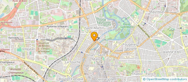 localisation de l'entreprise MONSIEUR MARTIN BONADE à RENNES
