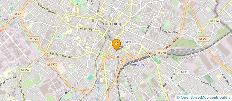 localisation de l'entreprise MONSIEUR MARTIN BORROS  TOURCOING