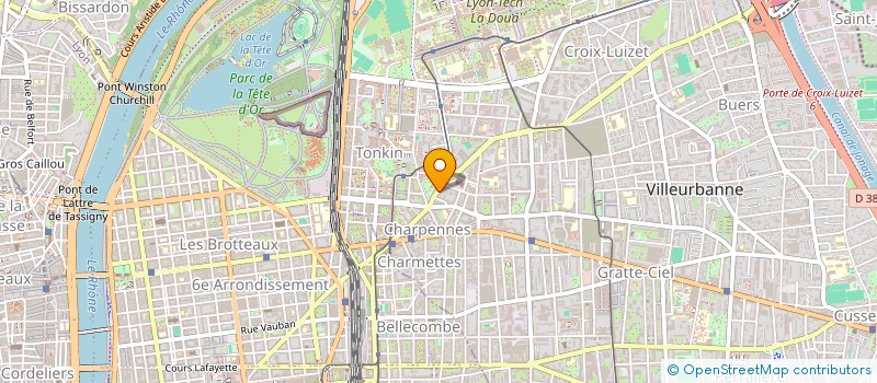 localisation de l'entreprise MONSIEUR MARTIN BOSSUT  VILLEURBANNE