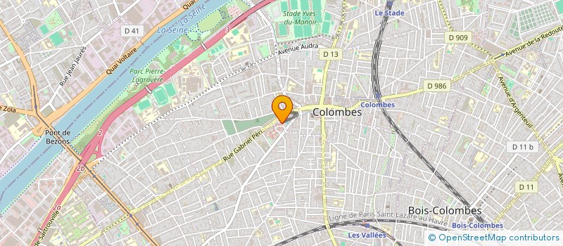 localisation de l'entreprise MONSIEUR MARTIN BOUABRE à COLOMBES