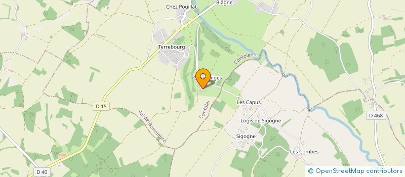 localisation de l'entreprise MONSIEUR MARTIN BOUCHEREAU à VAL-DE-BONNIEURE
