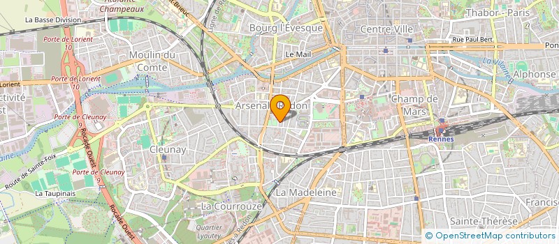 localisation de l'entreprise MONSIEUR MARTIN BOUDIER  RENNES