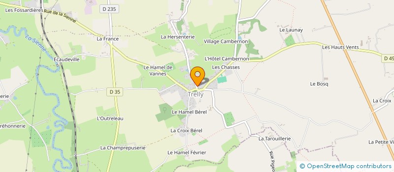 localisation de l'entreprise MONSIEUR MARTIN BOUGER  QUETTREVILLE-SUR-SIENNE