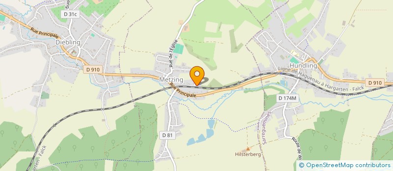 localisation de l'entreprise MONSIEUR MARTIN BOURING  METZING