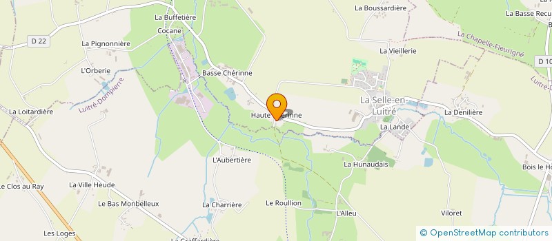 localisation de l'entreprise MONSIEUR MARTIN BOYERE  LA SELLE-EN-LUITRE