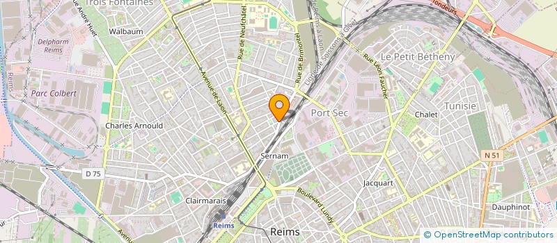 localisation de l'entreprise MONSIEUR MARTIN BOYNARD à REIMS