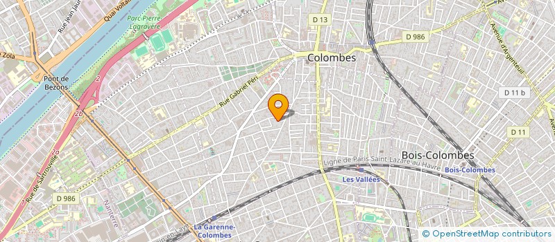 localisation de l'entreprise MONSIEUR MARTIN BRIAND à COLOMBES