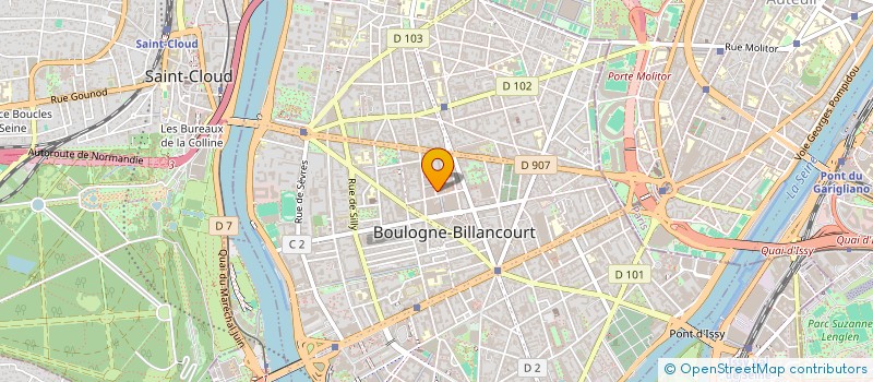 localisation de l'entreprise MONSIEUR MARTIN BROCHARD  BOULOGNE-BILLANCOURT