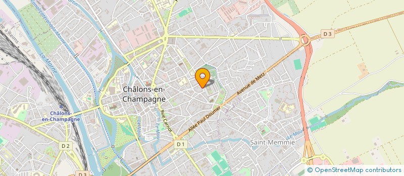 localisation de l'entreprise MONSIEUR MARTIN BRUNET à CHALONS-EN-CHAMPAGNE